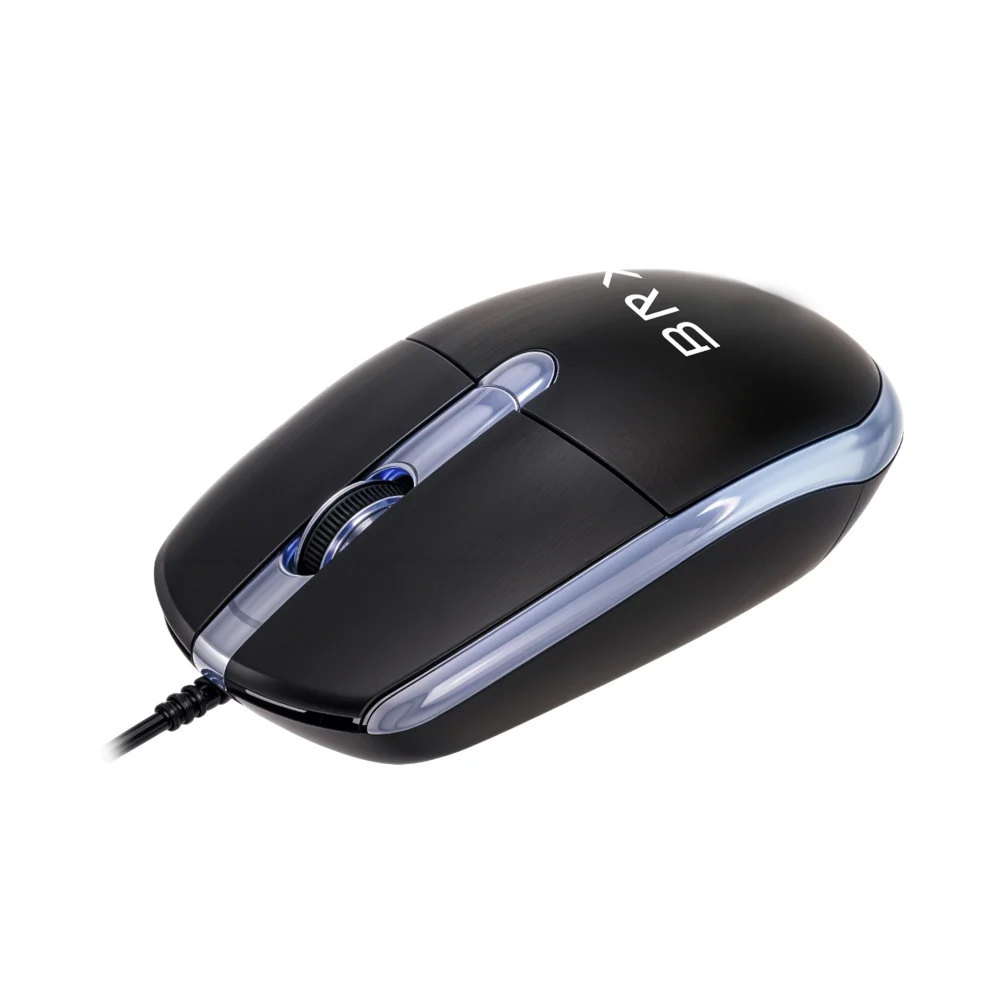 Imagem 4 de 5 do produto Mouse Brx Preto Aura 1000 Dpi