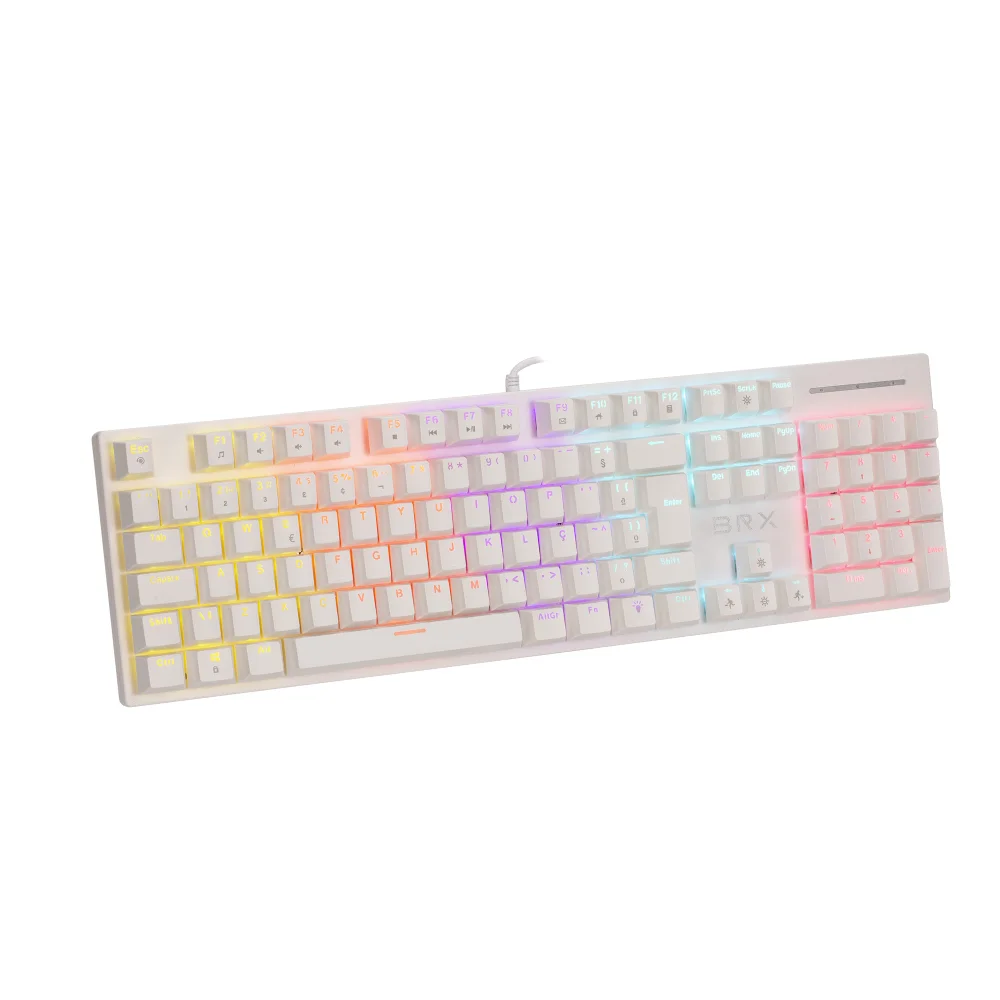 Imagem 5 de 5 do produto Teclado Mecânico Brx Gamer Mw617 White