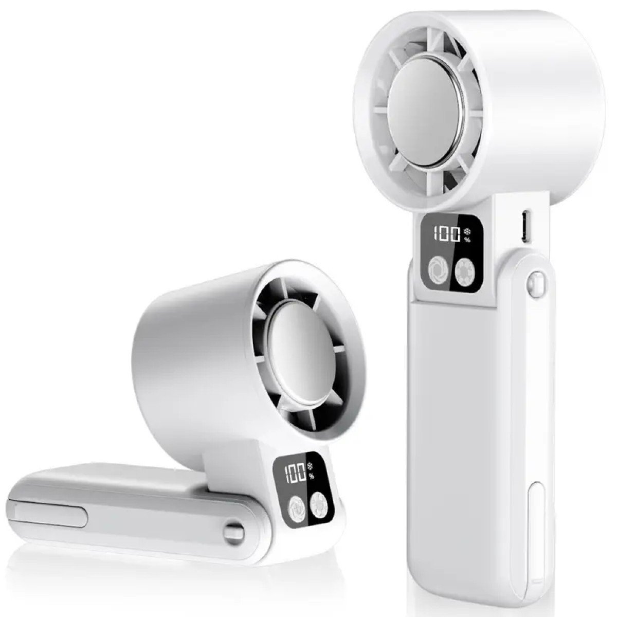 Mini Ventilador Portátil Recarregável Durawell – Potente, Silencioso E Inteligente