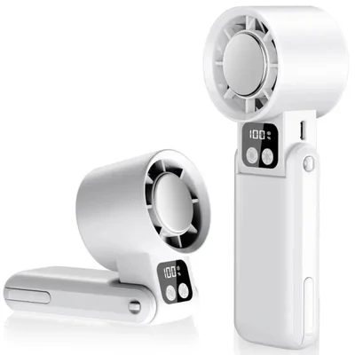 Mini Ventilador Portátil Recarregável Durawell – Potente, Silencioso E Inteligente