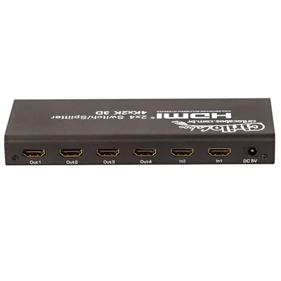 Switch/splitter Matrix 2x4 HDMI 3d Full Hd