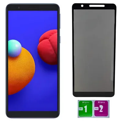 Película Privacidade De Vidro 3d Para Samsung Galaxy A01 Core