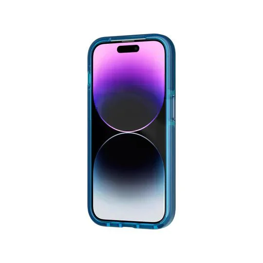 Imagem 3 de 5 do produto Capa Para Iphone 14 Pro Azul Tech21 Evocheck Com Magsafe