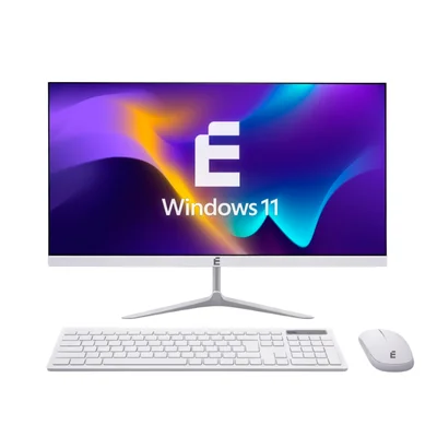 Computador All In One Efacini Intel Core i3 4th 8GB SSD 240GB Monitor 21,5 Branco