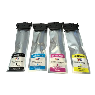 Kit Bolsa De Tinta Compatível Epson E9411 E9412 E9413 E9414 | Cmyk | R04l | Pigmentada | C5210 | 5290 | 5710 | 5790 | 52