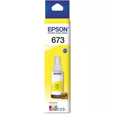 Tinta T673 T673420 Amarelo L800 L810 L805 L1800 L850 | 70ml