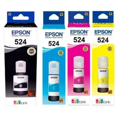 Kit 4x Tinta T524 | L15150 L15160 L6490 | Cmky