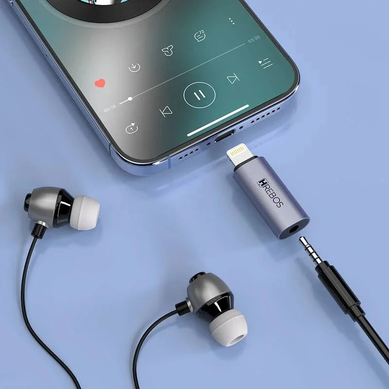 Imagem 4 de 5 do produto Adaptador Otg Lightning Premium Stereo P3 Compativel Para Iphone Ipad Modelo Ad-504i