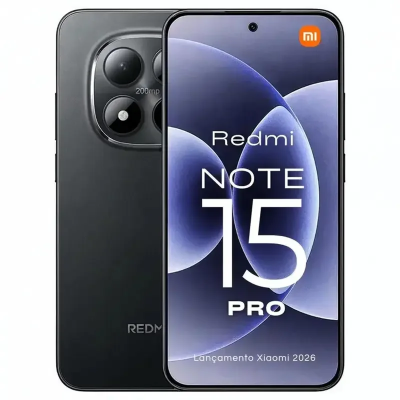 REDMI Note 15 Pro 5G ブラック8RAM256ROM Redmi Note 15 Pro 5g 512gb, Preto | Parcelamento sem juros