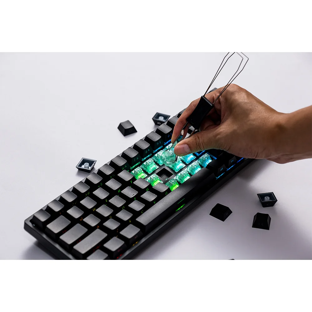 Teclado Magnético Akko Monsgeek Fun68 RGB 8k Switch Akko Glare Linear Preto Teclado Magnético Akko Monsgeek Fun68 RGB 8k Switch Akko Glare Linear Preto