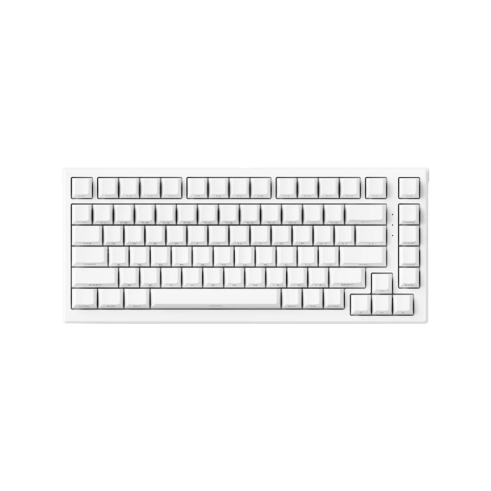 Teclado Magnético Gamer Akko Tac75 He 8k RGB Switch Akko Glare Linear Branco Teclado Magnético Gamer Akko Tac75 He 8k RGB Switch Akko Glare Linear Branco