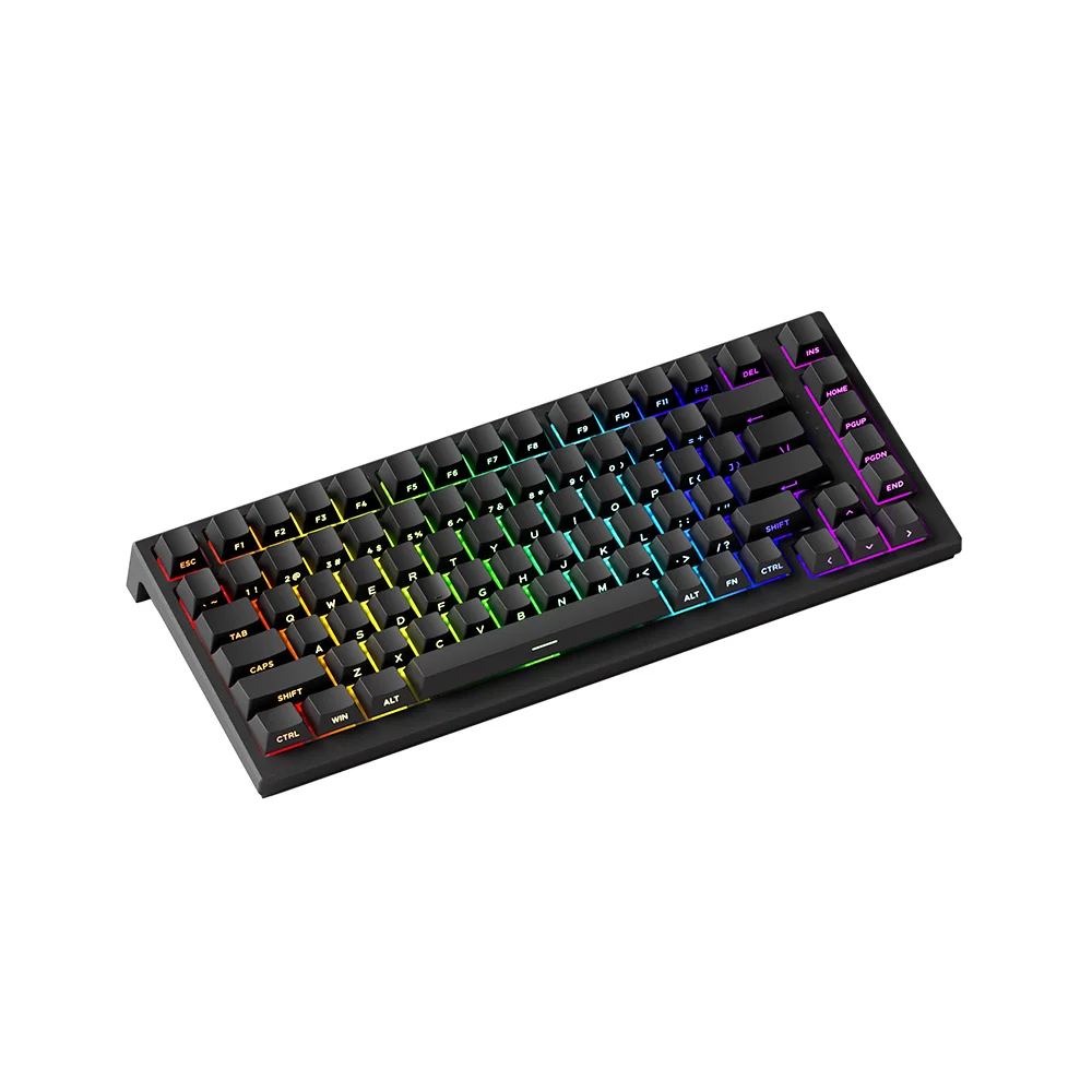 Teclado Magnético Gamer Akko Tac75 He 8k RGB Switch Akko Glare Linear Preto Teclado Magnético Gamer Akko Tac75 He 8k RGB Switch Akko Glare Linear Preto