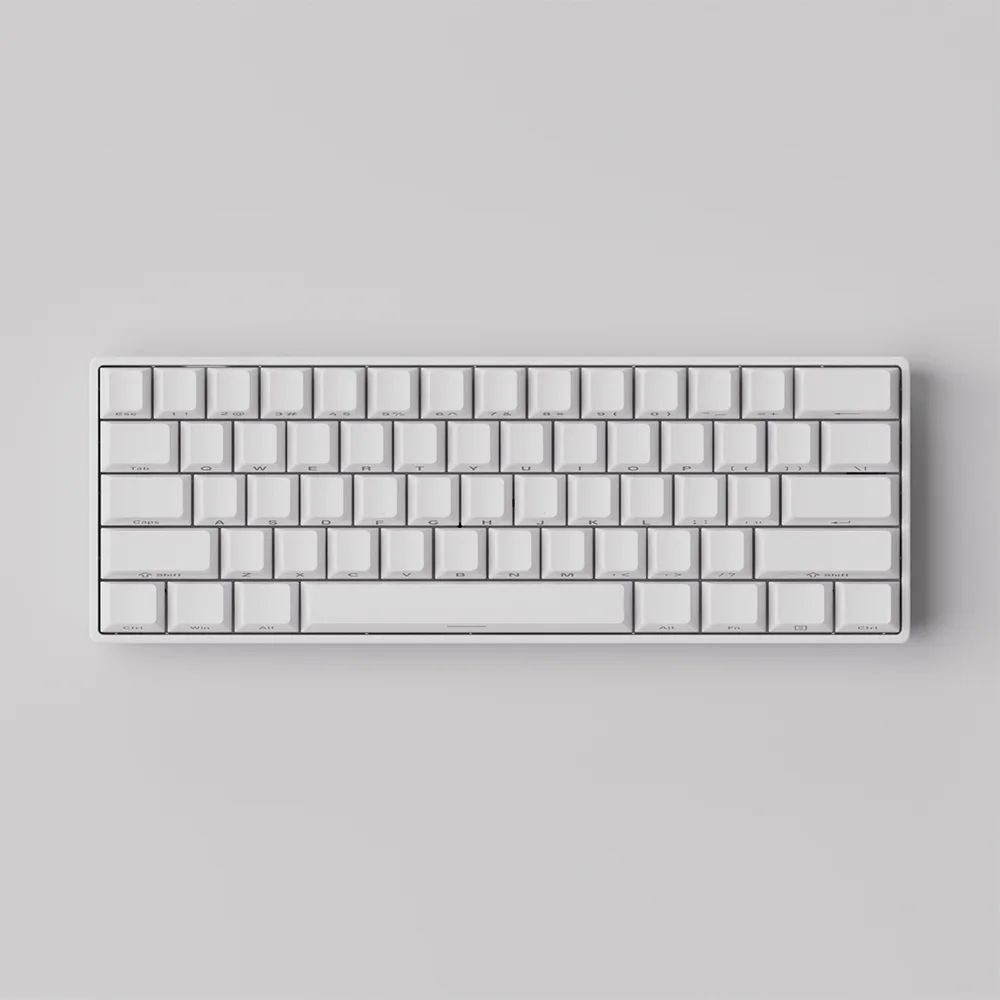 Imagem 5 de 5 do produto Teclado Magnético Akko Monsgeek Fun60 Pro Sp 8k Switch Akko Glare Linear Com Fio Branco