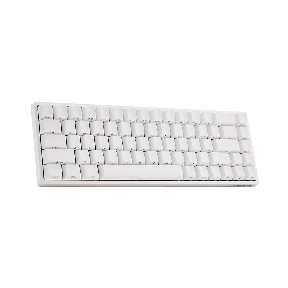Imagem 2 de 5 do produto Teclado Magnético Akko Monsgeek Fun68 RGB 8k Switch Akko Glare Linear Branco