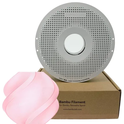 Filamento Bambulab Pla Translucido Rosa Cereja 1kg