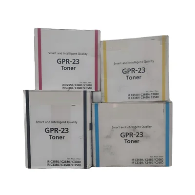 Kit Cartuchos De Toner K/m/c/y Gpr-23 2550 2880 3480 3080