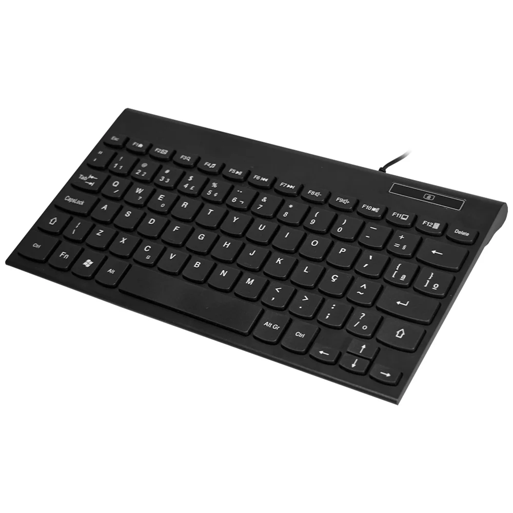Imagem 5 de 5 do produto Teclado Usb Compacto K-mex Km-3528, Layout Abnt2, Design Moderno, Teclas Multimidia, Digitação Silenciosa - Preto