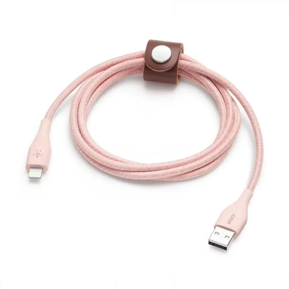 Imagem 2 de 2 do produto Cabo Belkin Boostcharge Duratek Lightning Usb-a 1,2m Rosa