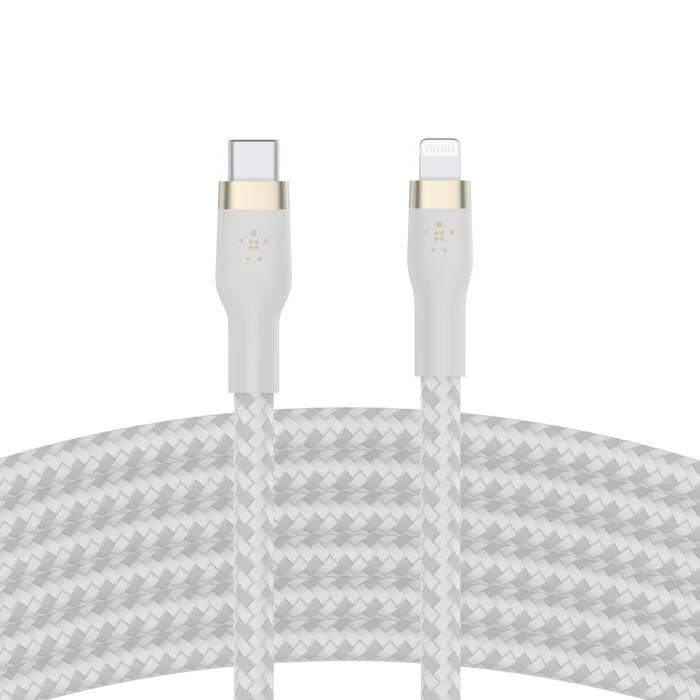 Imagem 2 de 5 do produto Cabo Belkin Boostcharge Pro Flex Usbc Para Lightning 3 Metros