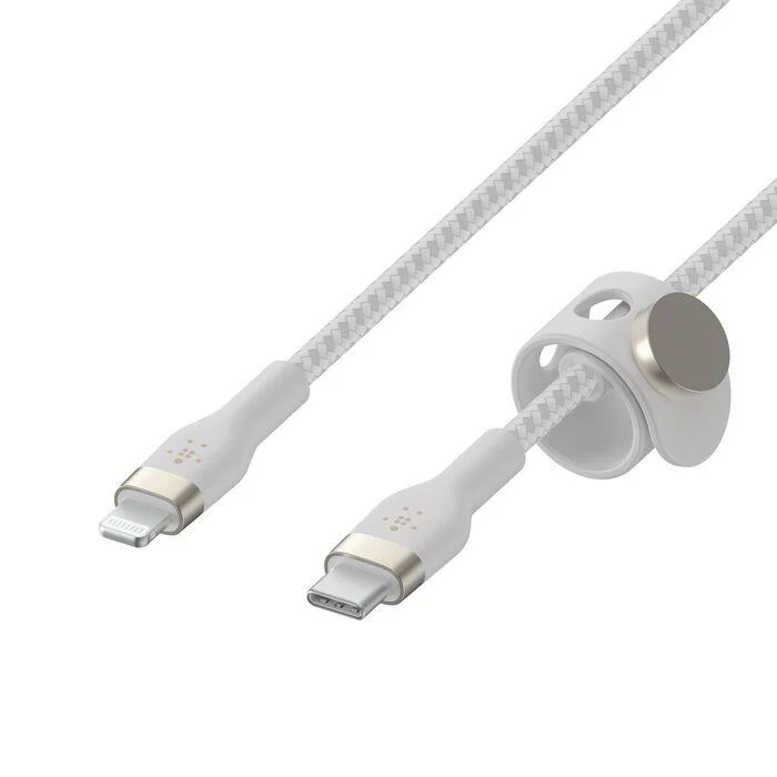 Imagem 5 de 5 do produto Cabo Belkin Boostcharge Pro Flex Usbc Para Lightning 3 Metros