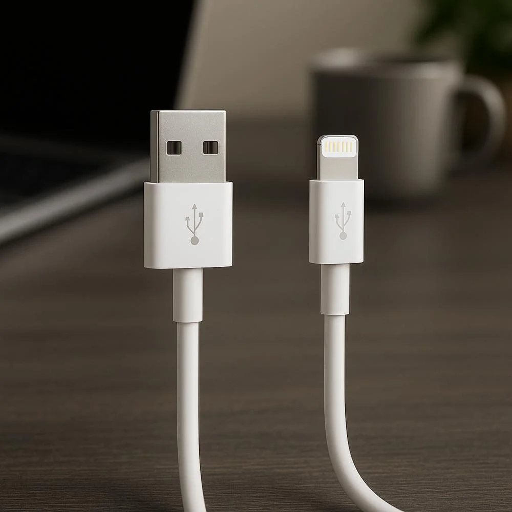 Imagem 2 de 3 do produto Cabo Usb P/ Light. De 3 Mts Branco