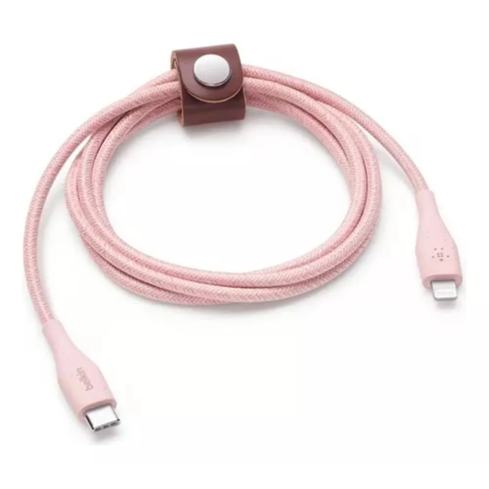 Imagem 2 de 2 do produto Cabo Boost Charge Usb-c Lightning Rosa 1,2m - Belkin