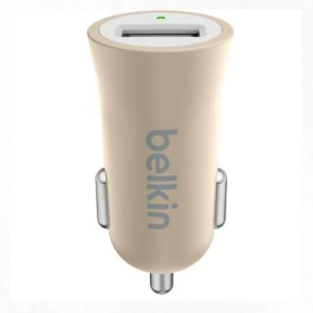 Imagem 4 de 4 do produto Carregador Veicular Belkin Usb-a 2.0 2.4a 12w Dourado