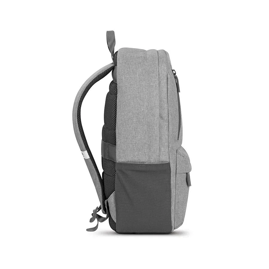 Imagem 5 de 5 do produto Mochila Solo Ny Cinza Com Capa Interna Notebook Até 15,6 Pol