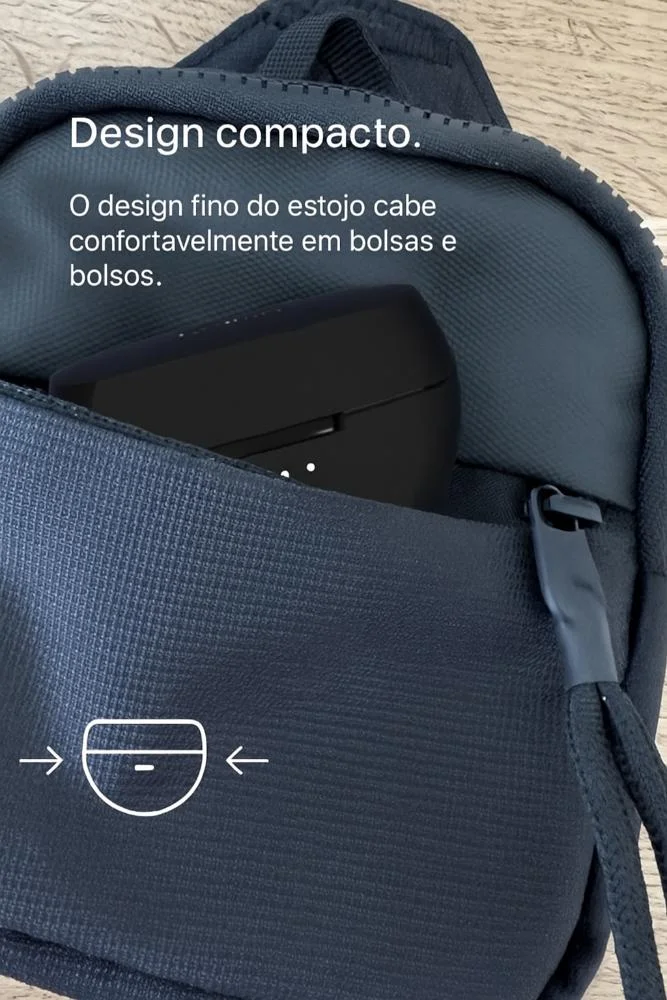 Imagem 4 de 5 do produto Fone De Ouvido Sem Fio Rhythm Cor:preto