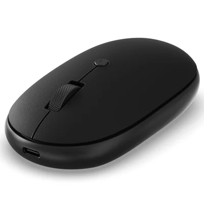 Mouse Onthego Preto Satechi  Bluetooth Recarregável Para Mac