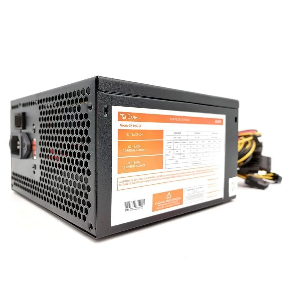 Imagem 3 de 5 do produto Fonte Atx 500w Real Duex 500fse