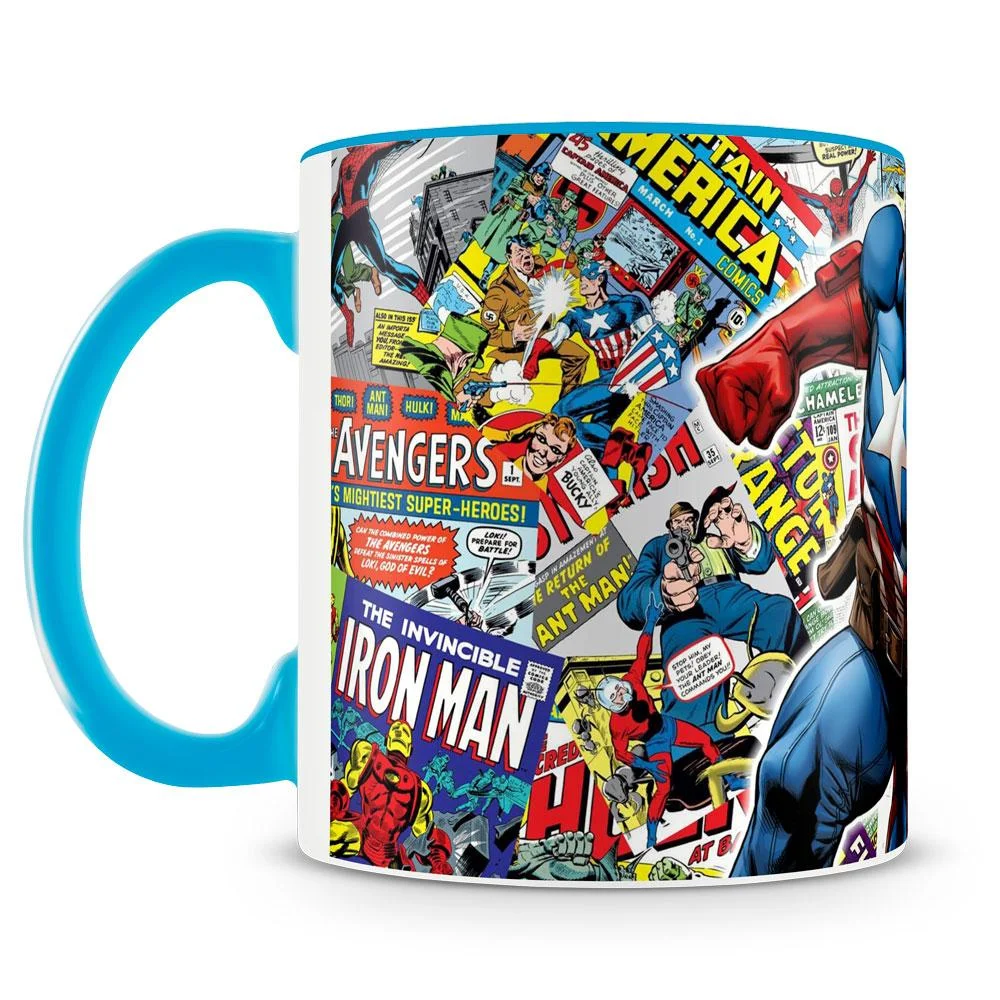 Imagem 2 de 4 do produto Caneca Capitão América Quadrinhos