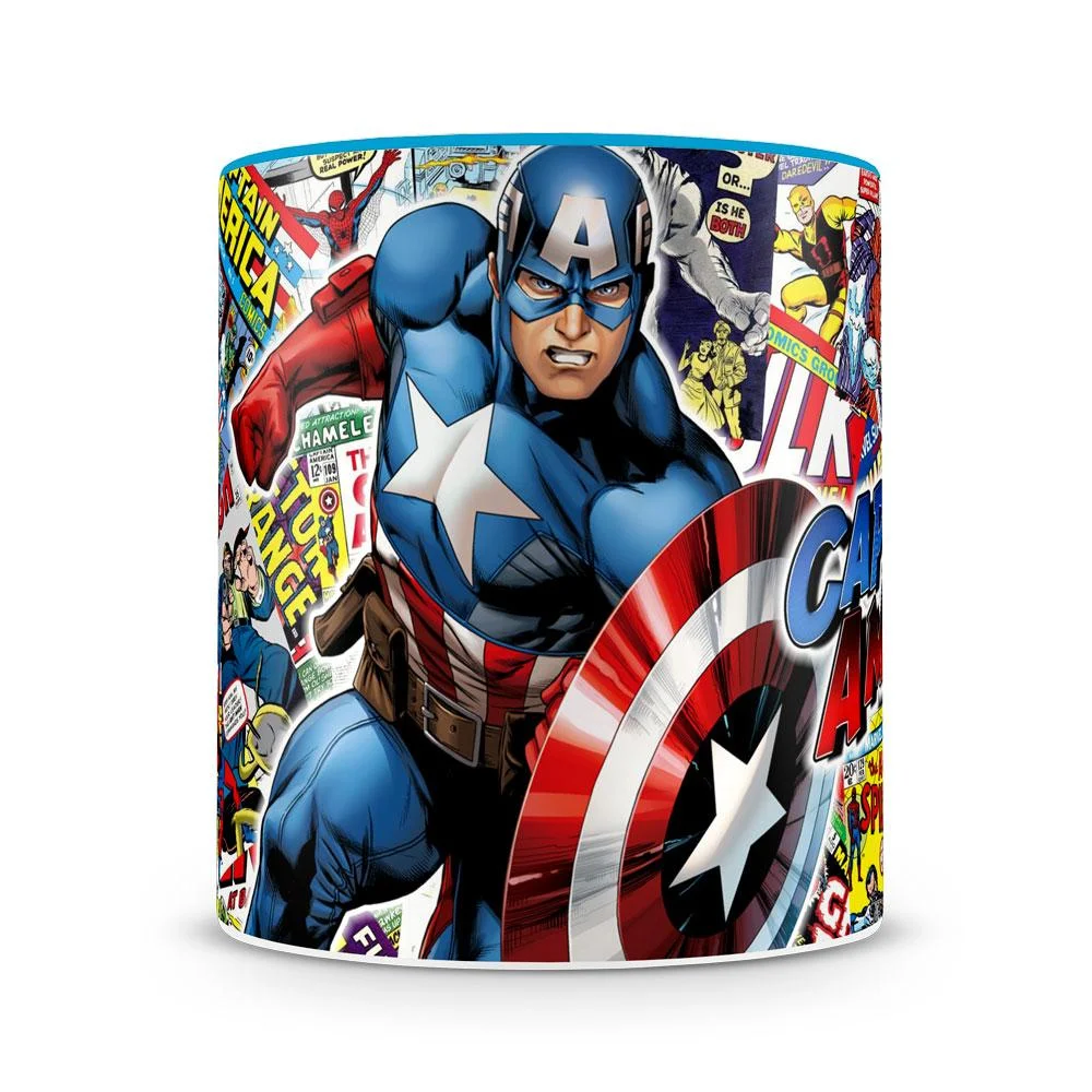 Imagem 4 de 4 do produto Caneca Capitão América Quadrinhos