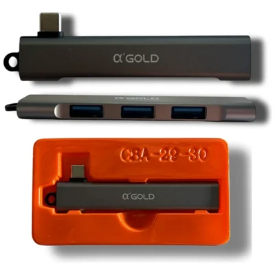 Hub Usb 3.0 Usb 2.0 Com 4 Portas E LED Indicador Agold