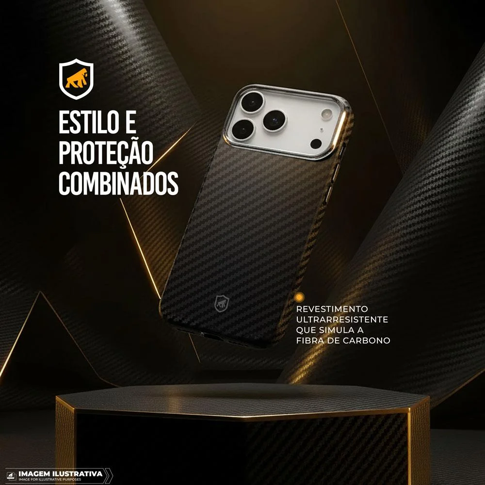 Imagem 4 de 4 do produto Capa Para Iphone 17 Pro - Kevlar - Gshield