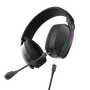 Headset Gamer PCyes Nowy Black Vulcan, Usb Surround, Driver 40mm, RGB, Microfone Destacável Hgnw40bv