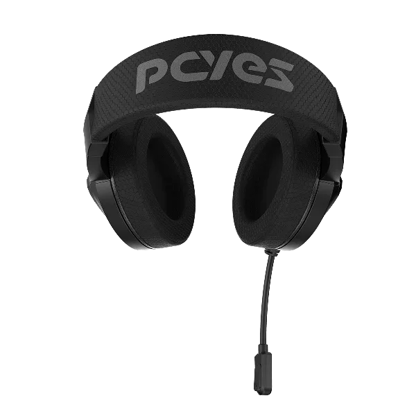 Imagem 3 de 5 do produto Headset Gamer PCyes Deffy Black Vulcan, Usb, Driver 50mm, RGB, Microfone Omnidirecional - Hgdf50bv