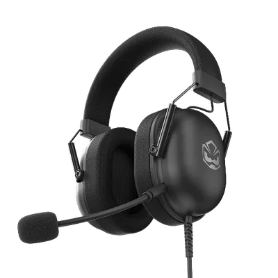 Headset Gamer PCyes Kamar Black Vulcan, Usb, Driver 50mm, Microfone Destacável - Hgkm50bv