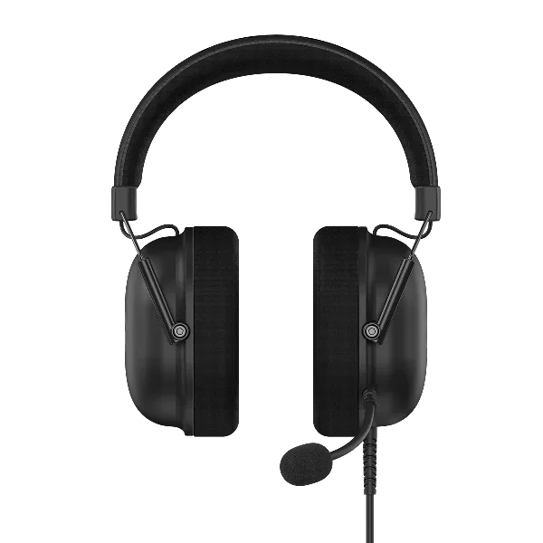 Imagem 2 de 5 do produto Headset Gamer PCyes Kamar Black Vulcan, Usb, Driver 50mm, Microfone Destacável - Hgkm50bv