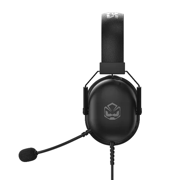 Imagem 4 de 5 do produto Headset Gamer PCyes Kamar Black Vulcan, Usb, Driver 50mm, Microfone Destacável - Hgkm50bv