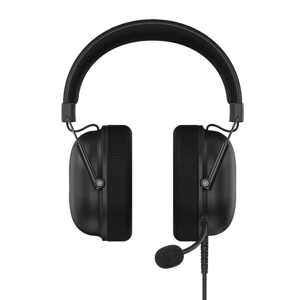Imagem 5 de 5 do produto Headset Gamer PCyes Kamar Black Vulcan, Usb, Driver 50mm, Microfone Destacável - Hgkm50bv