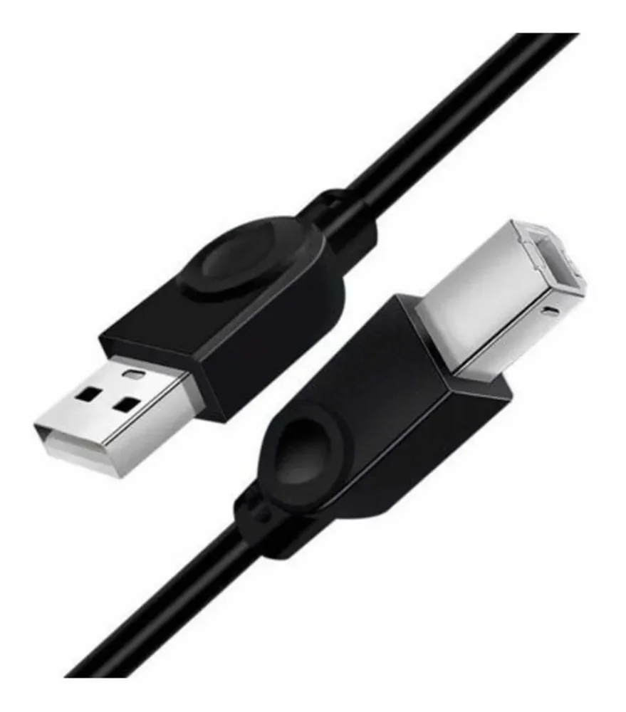 Imagem 4 de 5 do produto Cabo P/ Impressora Usb 2.0 A Macho X  Usb 2.0 B Macho 1,8m