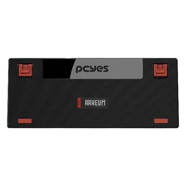 Teclado Mecanico 75% PCyes Arkeum - Black Vulcan - Switch Blue - Akbv75bbr