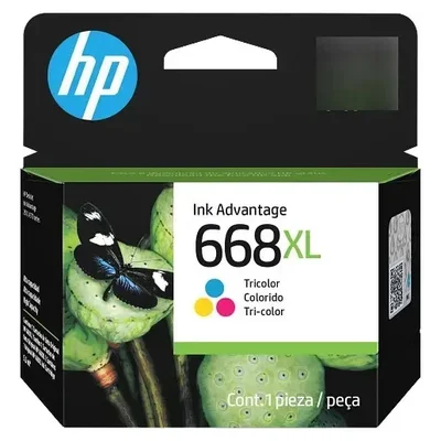 Cartucho De Tinta Hp 668xl Color 7fp38v | Deskjet Ink Advantage 2774 2776 2874 2876