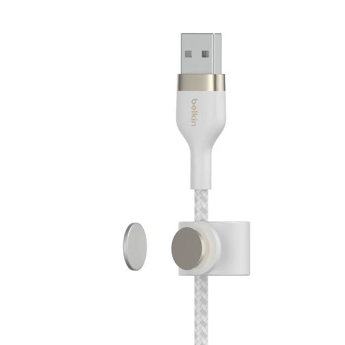 Imagem 4 de 5 do produto Boost Charge Pro Flex Cabo Usb-a Com Conector Lightning + Strap 3mts Branco
