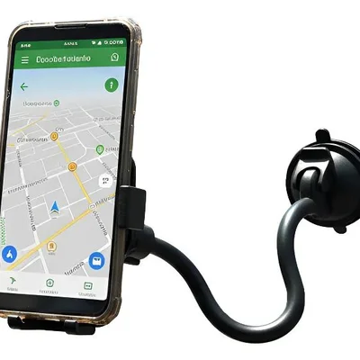 Suporte Para Celular E Gps Tomate Mtg-258 - Haste Longa E Fixação Automática