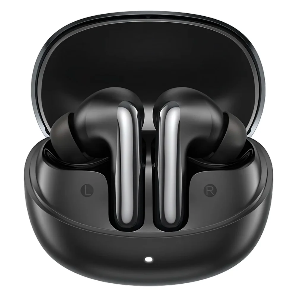 Fone De Ouvido Qcy Melobuds N60 Wireless, Cancelamento De Ruído 56db, 45h, Dual Driver Pro - Preto