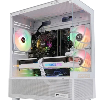 PC Gamer Aquario Branco | Intel i5 14400 | RTX 5060 Ti 8GB White ARGB | 16gb Ram | SSD Nvme 1TB | WINDOWS 11 Pro
