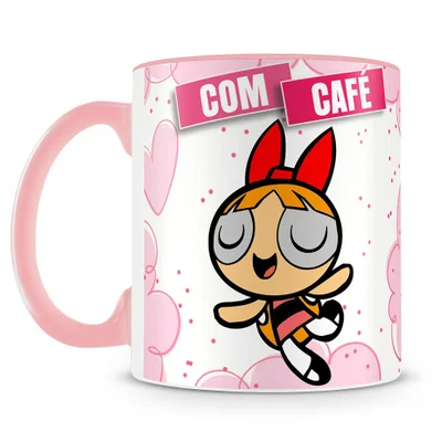 Caneca Florzinha “Com Café e Sem Café”