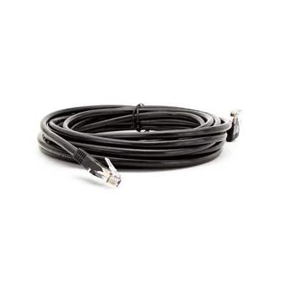 Cabo De Rede Patch Cord Cat5 Plug 90° Graus Para Cima 15 Mt 15 Mt